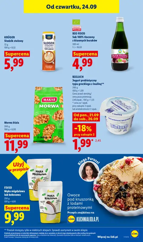Lidl - gazetka promocyjna Oferta od czwartku od czwartku 24.09 do soboty 26.09 - strona 75