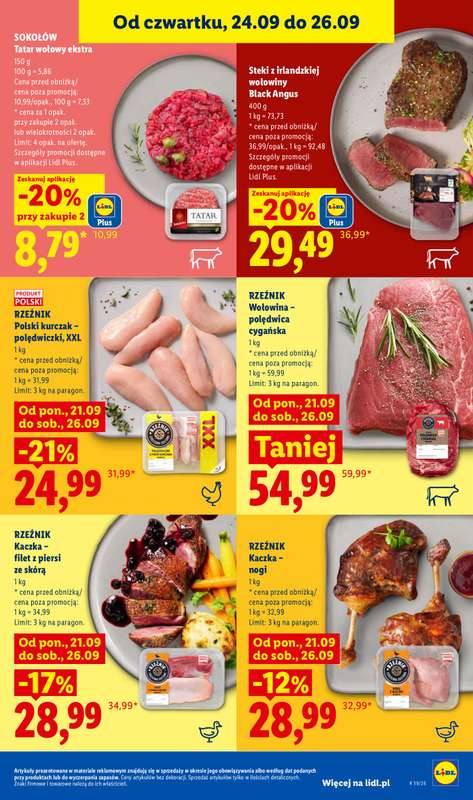 Lidl - gazetka promocyjna Oferta od czwartku od czwartku 24.09 do soboty 26.09 - strona 59