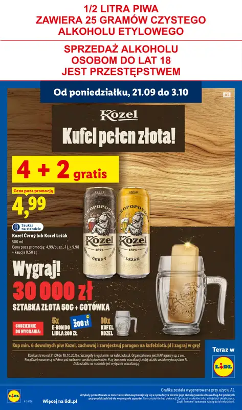 Lidl - gazetka promocyjna Oferta od czwartku od czwartku 24.09 do soboty 26.09 - strona 82