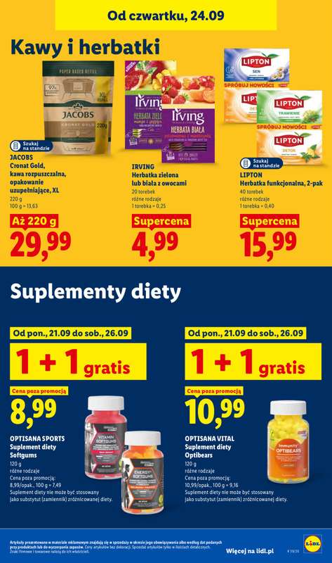 Lidl - gazetka promocyjna Oferta od czwartku od czwartku 24.09 do soboty 26.09 - strona 89