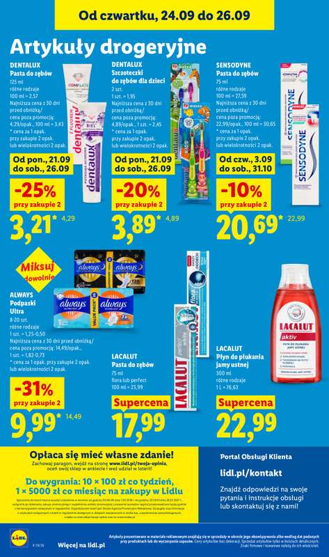 Lidl - gazetka promocyjna Oferta od czwartku od czwartku 24.09 do soboty 26.09 - strona 98