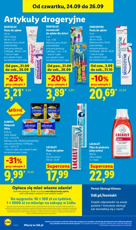 Lidl - gazetka promocyjna Oferta od czwartku od czwartku 24.09 do soboty 26.09 - strona 98