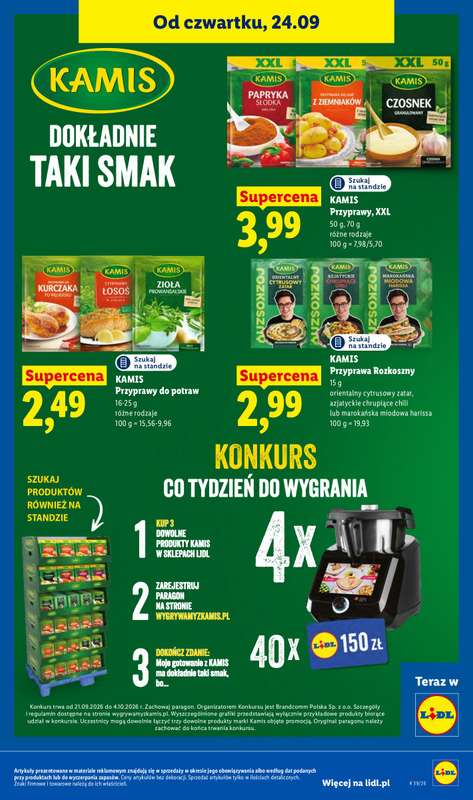 Lidl - gazetka promocyjna Oferta od czwartku od czwartku 24.09 do soboty 26.09 - strona 93