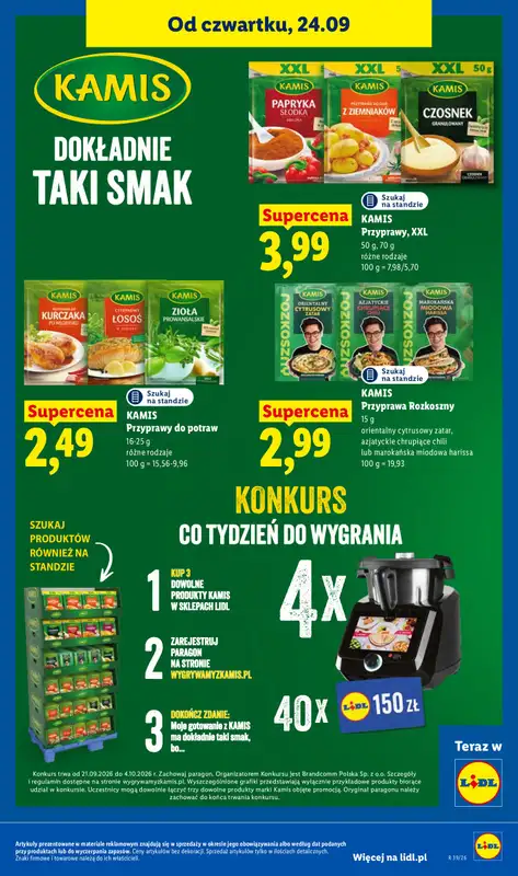 Lidl - gazetka promocyjna Oferta od czwartku od czwartku 24.09 do soboty 26.09 - strona 93