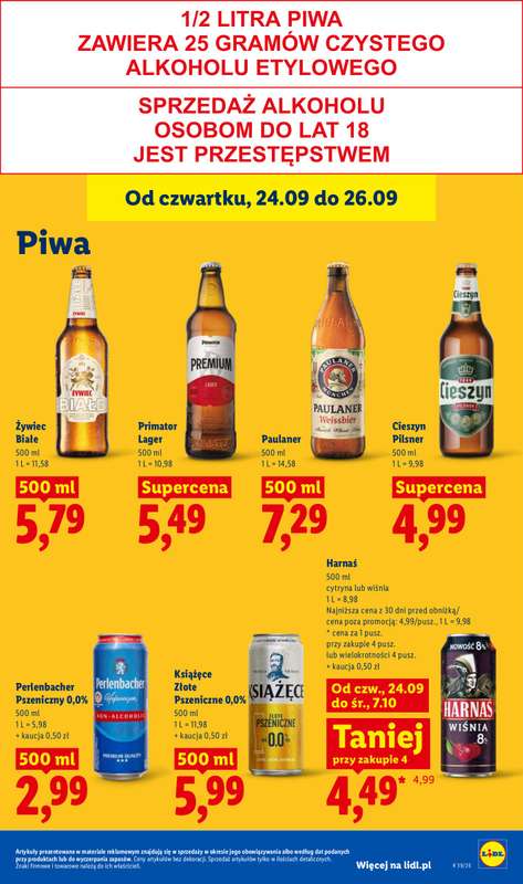 Lidl - gazetka promocyjna Oferta od czwartku od czwartku 24.09 do soboty 26.09 - strona 81