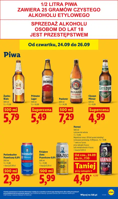Lidl - gazetka promocyjna Oferta od czwartku od czwartku 24.09 do soboty 26.09 - strona 81
