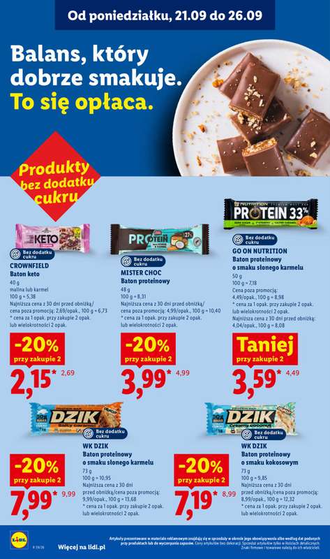 Lidl - gazetka promocyjna Oferta od czwartku od czwartku 24.09 do soboty 26.09 - strona 72