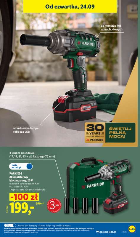 Lidl - gazetka promocyjna Oferta od czwartku od czwartku 24.09 do soboty 26.09 - strona 43