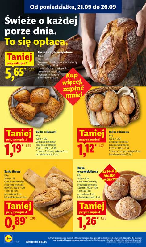 Lidl - gazetka promocyjna Oferta od czwartku od czwartku 24.09 do soboty 26.09 - strona 56