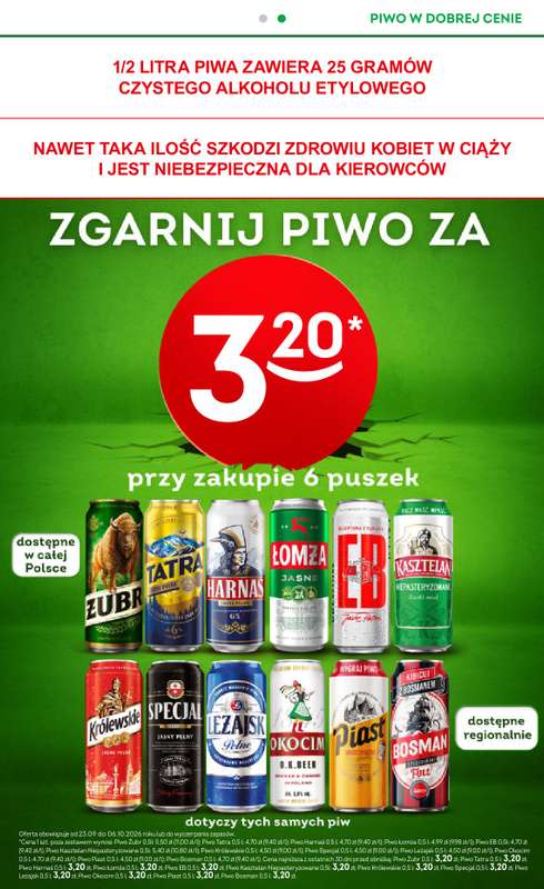 Żabka - gazetka promocyjna Gazetka od środy 23.09 do wtorku 06.10 - strona 19
