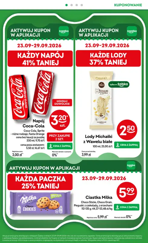 Żabka - gazetka promocyjna Gazetka od środy 23.09 do wtorku 06.10 - strona 44