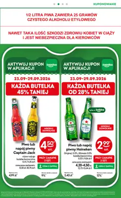 Żabka - gazetka promocyjna Gazetka od środy 23.09 do wtorku 06.10 - strona 45