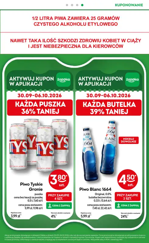 Żabka - gazetka promocyjna Gazetka od środy 23.09 do wtorku 06.10 - strona 47