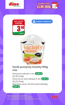 Dino - gazetka promocyjna Specjalna oferta na 23.09.2026 - promocje spoza gazetki od środy 23.09 do środy 23.09 - strona 10
