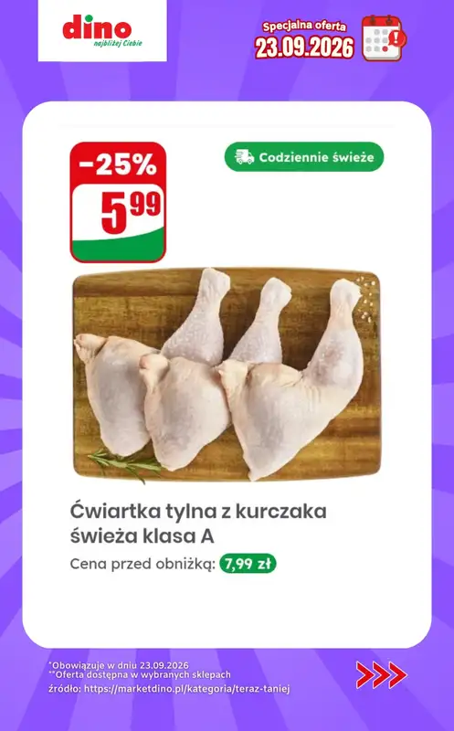 Dino - gazetka promocyjna Specjalna oferta na 23.09.2026 - promocje spoza gazetki od środy 23.09 do środy 23.09 - strona 2
