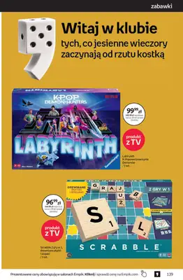 Empik - gazetka promocyjna Tom kultury: zabawki od środy 23.09 do wtorku 13.10 - strona 48