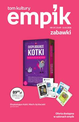 Empik - gazetka promocyjna Tom kultury: zabawki od środy 23.09 do wtorku 13.10