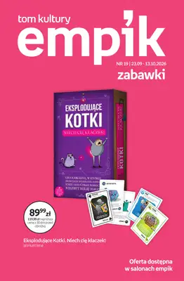 Empik - gazetka promocyjna Tom kultury: zabawki od środy 23.09 do wtorku 13.10