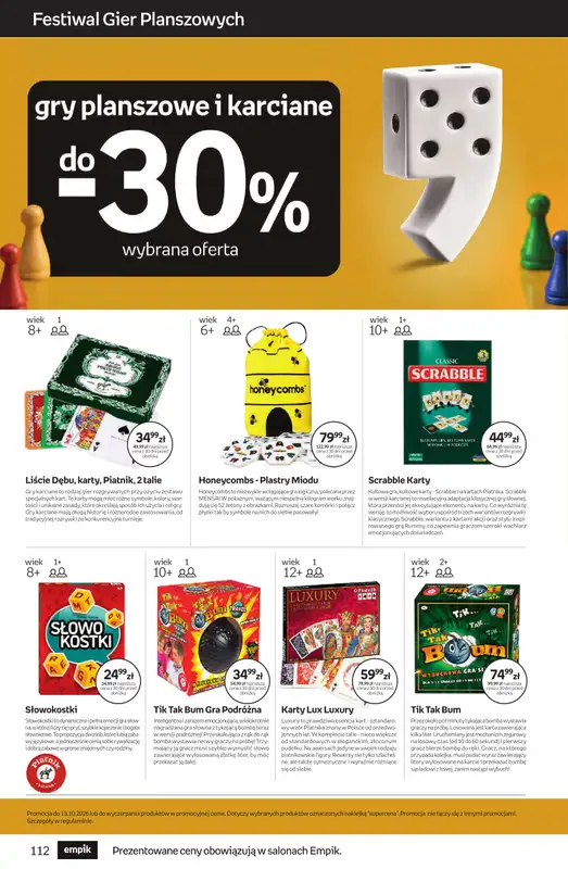 Empik - gazetka promocyjna Tom kultury: zabawki od środy 23.09 do wtorku 13.10 - strona 21