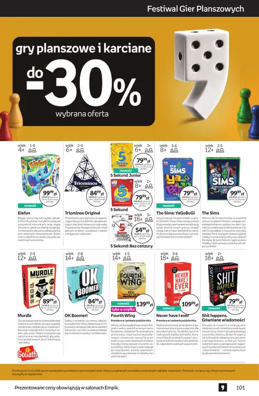 Empik - gazetka promocyjna Tom kultury: zabawki od środy 23.09 do wtorku 13.10 - strona 10