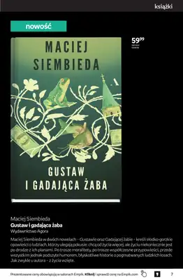 Empik - gazetka promocyjna Tom kultury: książki od środy 23.09 do wtorku 13.10 - strona 7