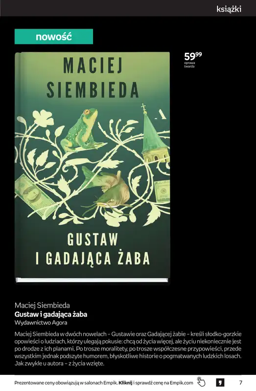 Empik - gazetka promocyjna Tom kultury: książki od środy 23.09 do wtorku 13.10 - strona 7