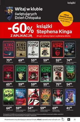 Empik - gazetka promocyjna Tom kultury: książki od środy 23.09 do wtorku 13.10 - strona 31