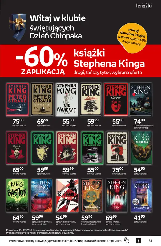 Empik - gazetka promocyjna Tom kultury: książki od środy 23.09 do wtorku 13.10 - strona 31