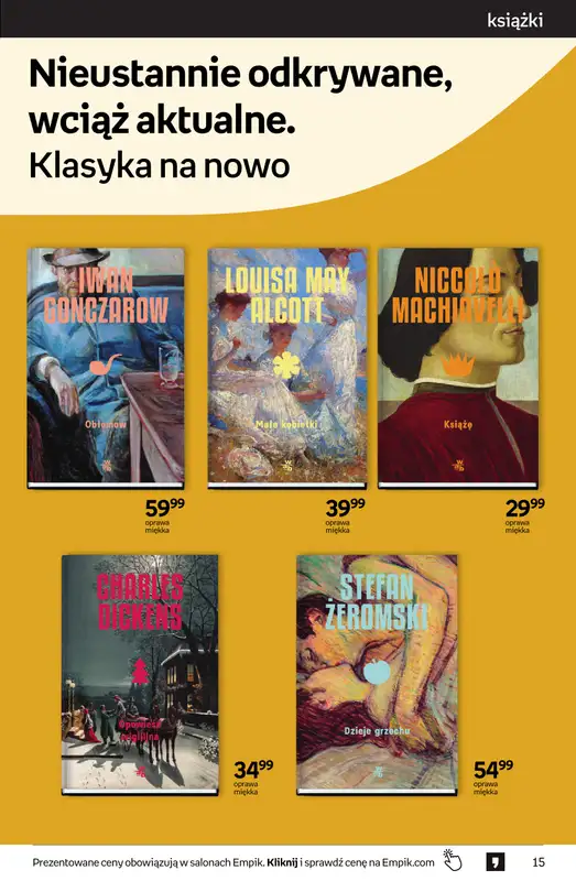 Empik - gazetka promocyjna Tom kultury: książki od środy 23.09 do wtorku 13.10 - strona 15