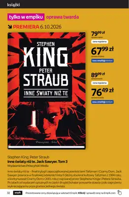 Empik - gazetka promocyjna Tom kultury: książki od środy 23.09 do wtorku 13.10 - strona 32
