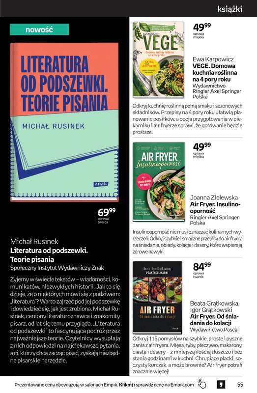 Empik - gazetka promocyjna Tom kultury: książki od środy 23.09 do wtorku 13.10 - strona 55