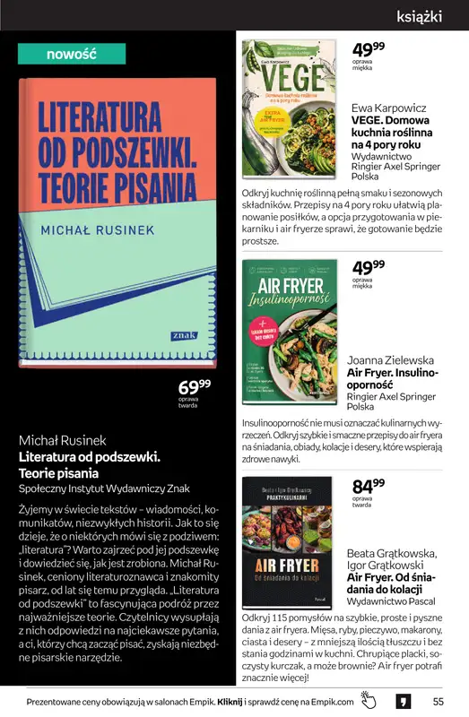 Empik - gazetka promocyjna Tom kultury: książki od środy 23.09 do wtorku 13.10 - strona 55