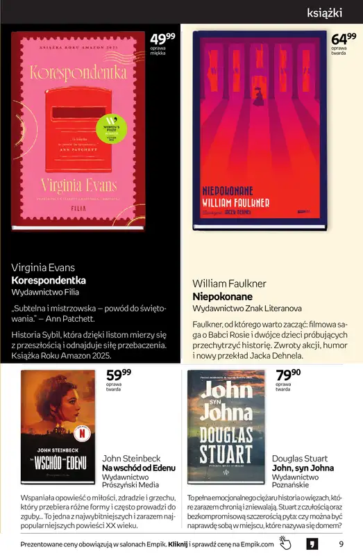 Empik - gazetka promocyjna Tom kultury: książki od środy 23.09 do wtorku 13.10 - strona 9