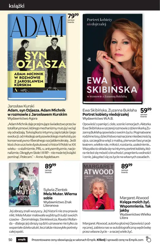 Empik - gazetka promocyjna Tom kultury: książki od środy 23.09 do wtorku 13.10 - strona 50