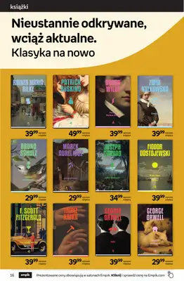 Empik - gazetka promocyjna Tom kultury: książki od środy 23.09 do wtorku 13.10 - strona 16