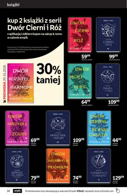 Empik - gazetka promocyjna Tom kultury: książki od środy 23.09 do wtorku 13.10 - strona 34