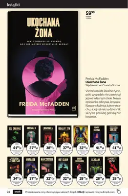 Empik - gazetka promocyjna Tom kultury: książki od środy 23.09 do wtorku 13.10 - strona 24
