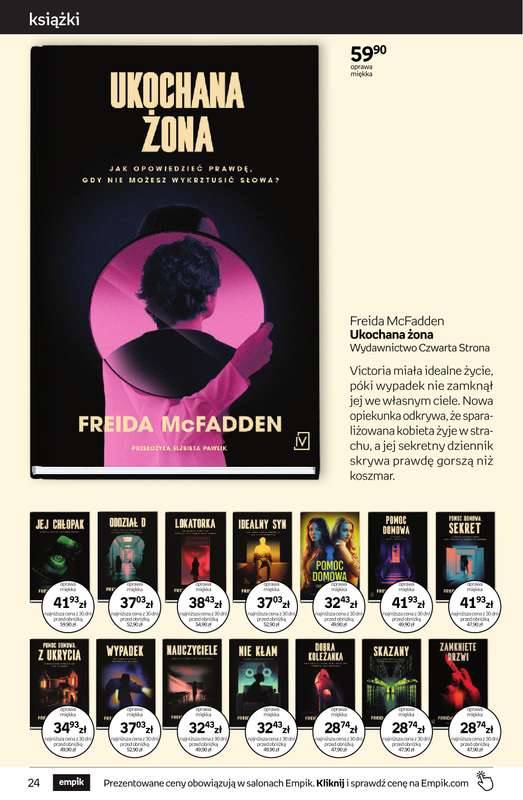 Empik - gazetka promocyjna Tom kultury: książki od środy 23.09 do wtorku 13.10 - strona 24