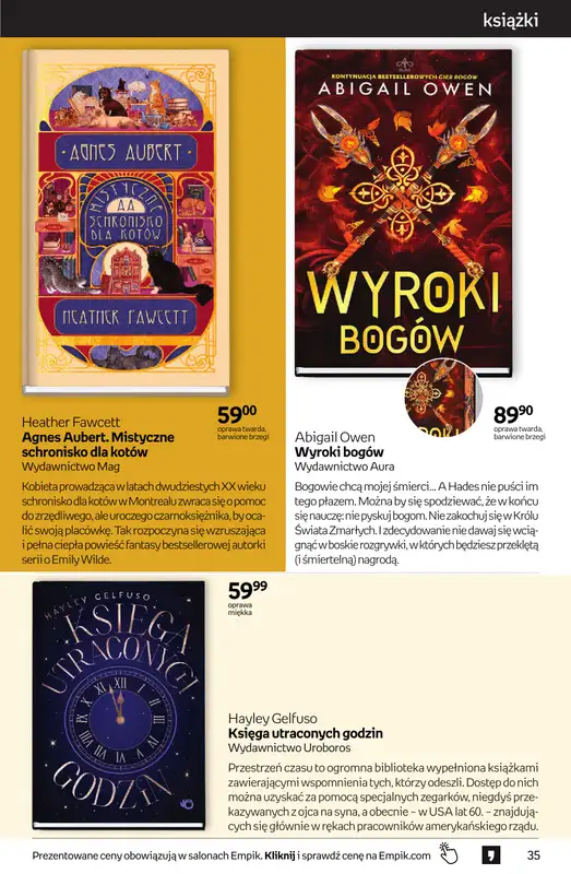 Empik - gazetka promocyjna Tom kultury: książki od środy 23.09 do wtorku 13.10 - strona 35
