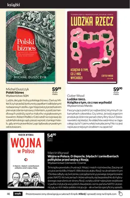 Empik - gazetka promocyjna Tom kultury: książki od środy 23.09 do wtorku 13.10 - strona 46