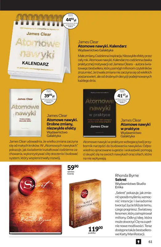 Empik - gazetka promocyjna Tom kultury: książki od środy 23.09 do wtorku 13.10 - strona 61