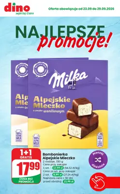 Dino - gazetka promocyjna Najlepsze promocje! od środy 23.09 do wtorku 29.09