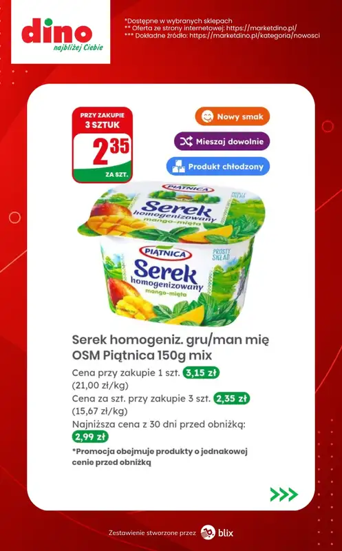 Dino - gazetka promocyjna Nowości w Dino! od środy 23.09  - strona 3