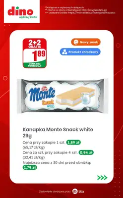 Dino - gazetka promocyjna Nowości w Dino! od środy 23.09 