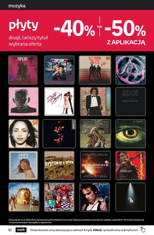 Empik - gazetka promocyjna Tom kultury: muzyka od środy 23.09 do wtorku 13.10 - strona 12
