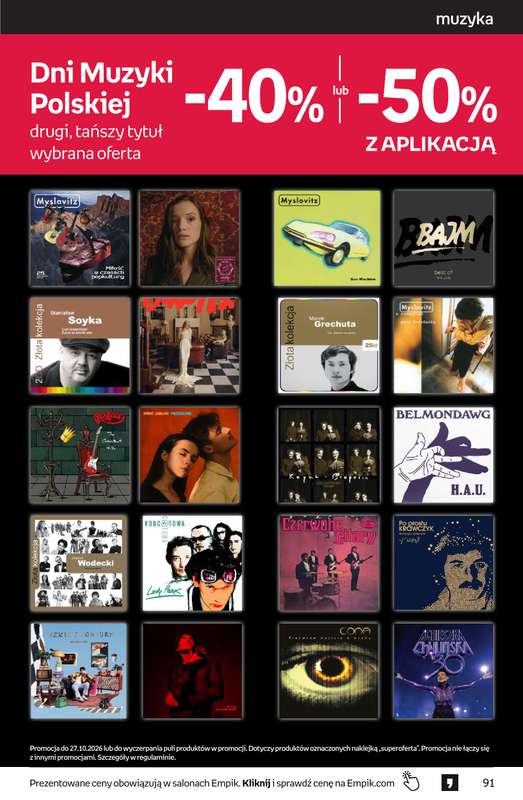 Empik - gazetka promocyjna Tom kultury: muzyka od środy 23.09 do wtorku 13.10 - strona 11