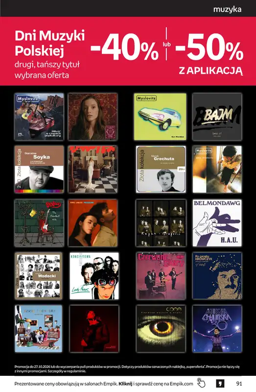 Empik - gazetka promocyjna Tom kultury: muzyka od środy 23.09 do wtorku 13.10 - strona 11