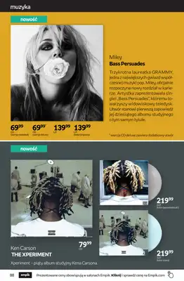 Empik - gazetka promocyjna Tom kultury: muzyka od środy 23.09 do wtorku 13.10 - strona 8
