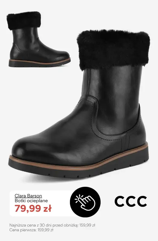 CCC - gazetka promocyjna SALE: damskie BUTY OCIEPLANE od czwartku 24.09  - strona 2