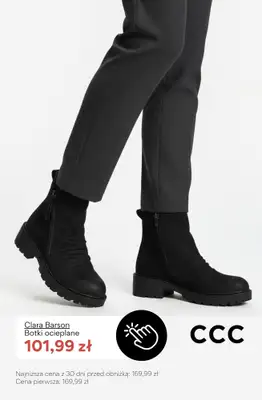 CCC - gazetka promocyjna SALE: damskie BUTY OCIEPLANE od czwartku 24.09  - strona 10